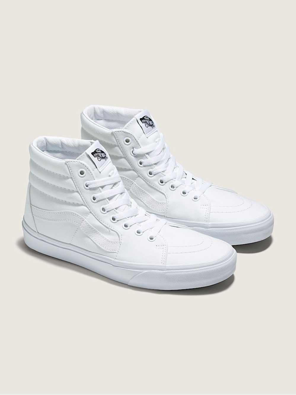 Vans White Women's High-Top Sneakers Size 8.5 Men’s / 10 Women’s